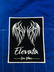 Black Embroidered Elevata Patch