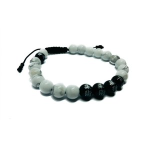 WHITE BELT - Ranked Stone Jiu-Jitsu Bracelet