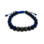 Load image into Gallery viewer, BLUE BELT - Ranked Stone Jiu-Jitsu Bracelet
